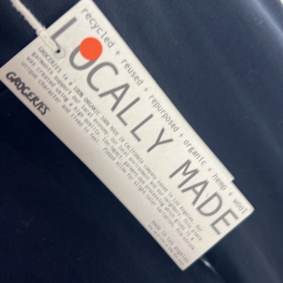 GROCERIES WOMEN’S NWT BLACK LEGGING PANT FAUX POCKETS SZ S - Picture 5 of 6